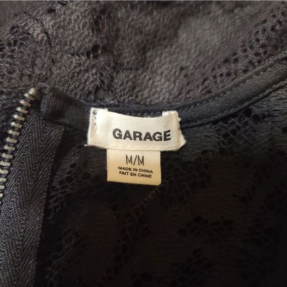 Garage Black Lace Dress Medium - Picture 7 of 7